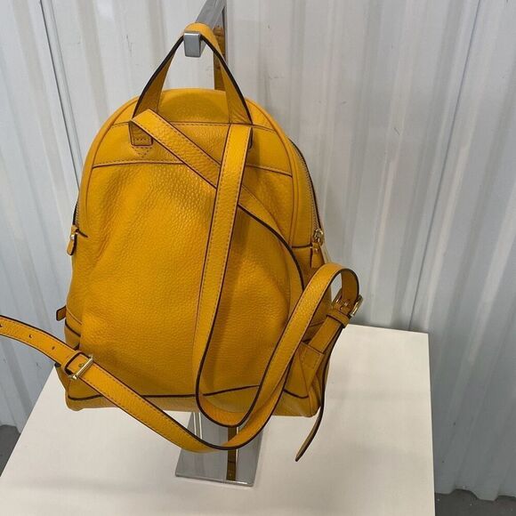 Michael Kors Rhea Backpack Sunflower Yellow - Picture 3 of 8